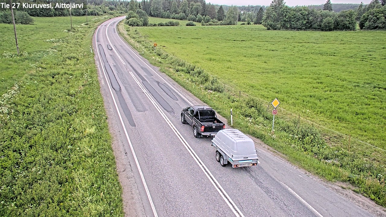 Kelikamerat Kuva Tie 27 Kiuruvesi, Aittojärvi, Kiuruvesi, Pohjois-Savo