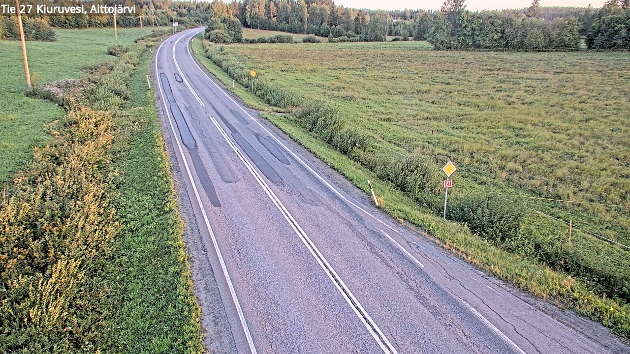 Kelikamerat Kuva Tie 27 Kiuruvesi, Aittojärvi, Kiuruvesi, Pohjois-Savo