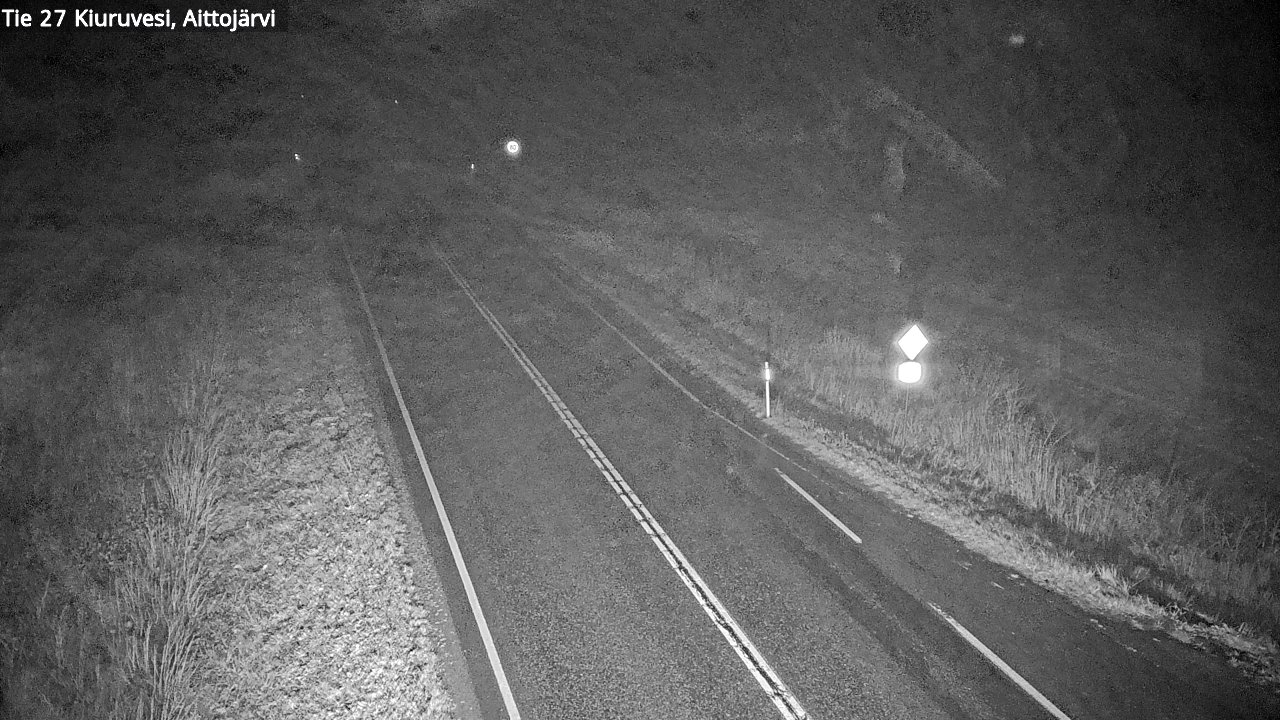 Weather Camera Image Road 27 Kiuruvesi, Aittojärvi, Kiuruvesi, Pohjois-Savo