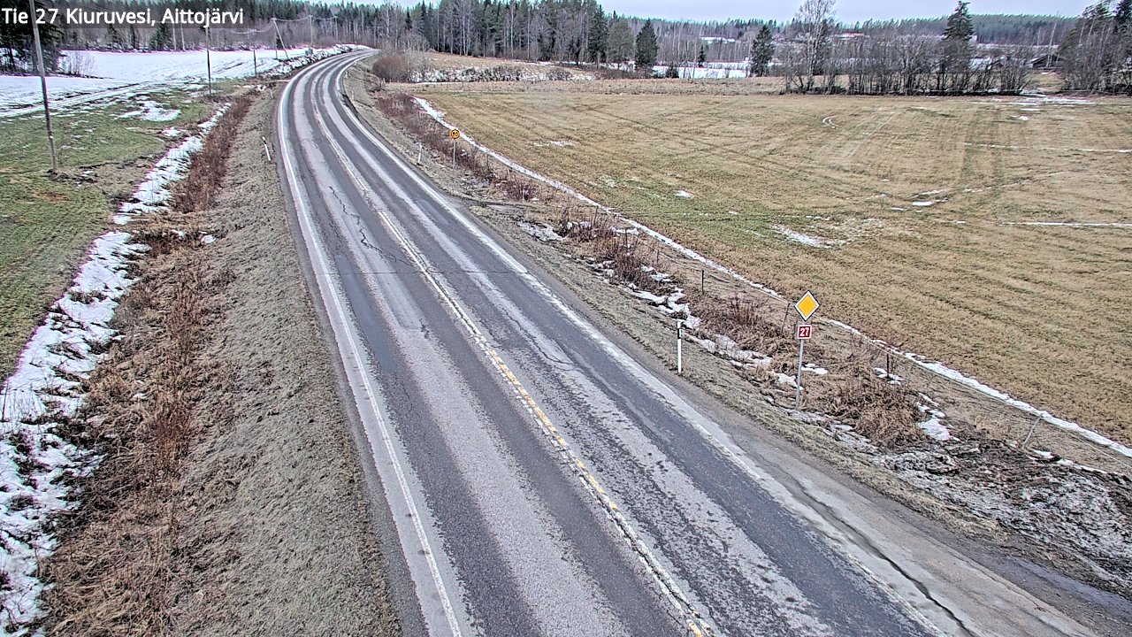 Kelikamerat Kuva Tie 27 Kiuruvesi, Aittojärvi, Kiuruvesi, Pohjois-Savo