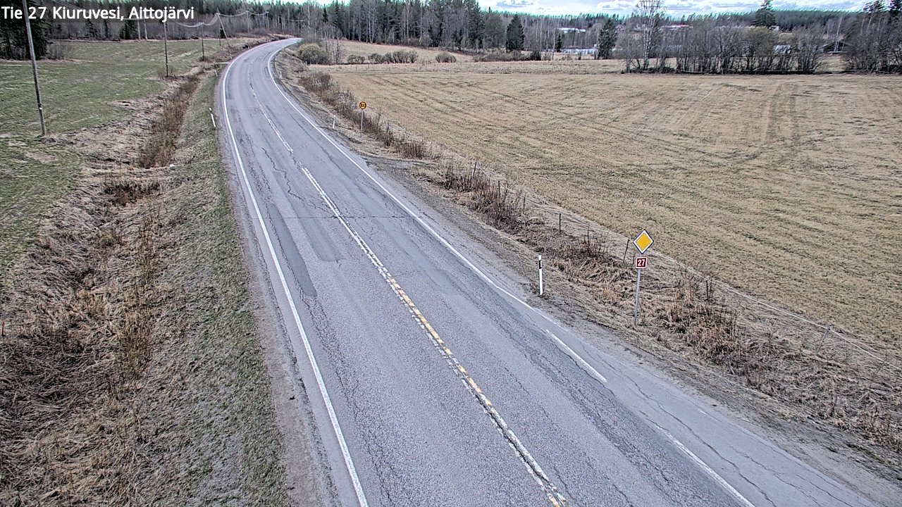 Kelikamerat Kuva Tie 27 Kiuruvesi, Aittojärvi, Kiuruvesi, Pohjois-Savo