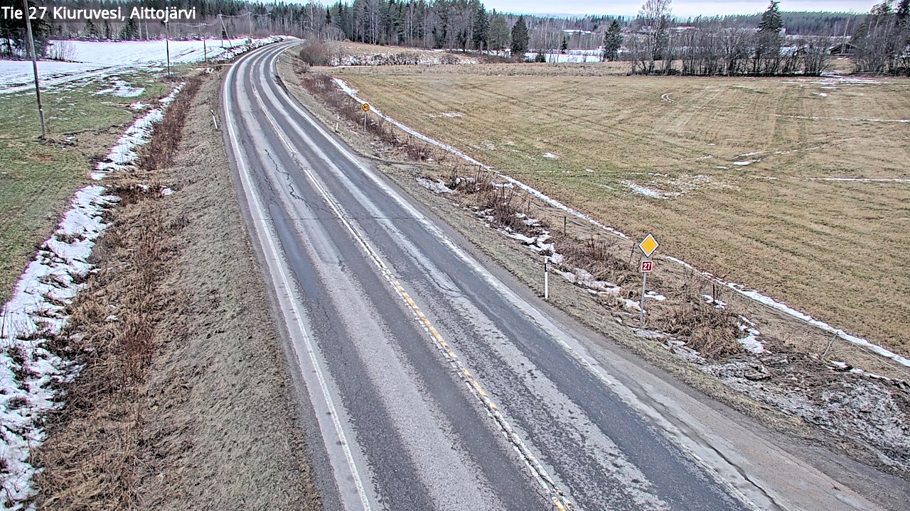 Kelikamerat Kuva Tie 27 Kiuruvesi, Aittojärvi, Kiuruvesi, Pohjois-Savo