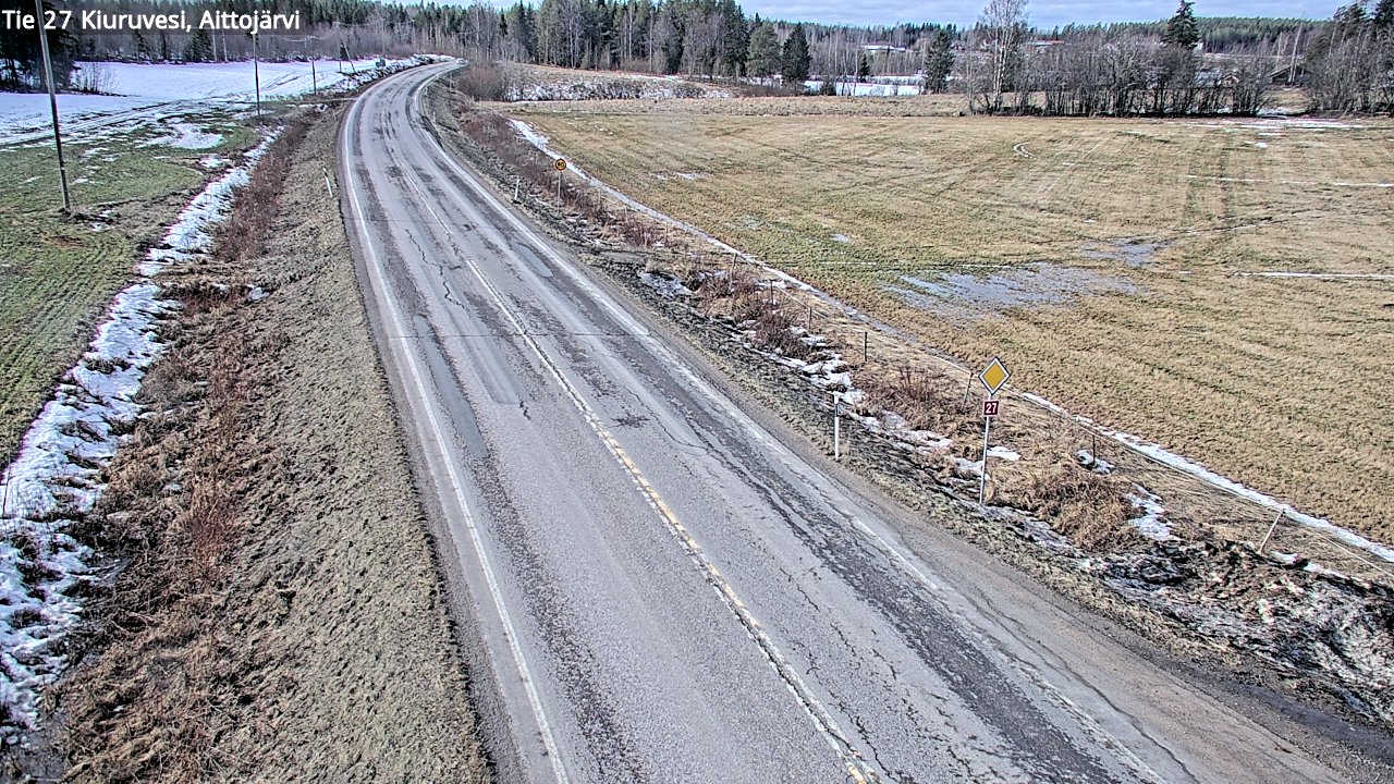 Kelikamerat Kuva Tie 27 Kiuruvesi, Aittojärvi, Kiuruvesi, Pohjois-Savo