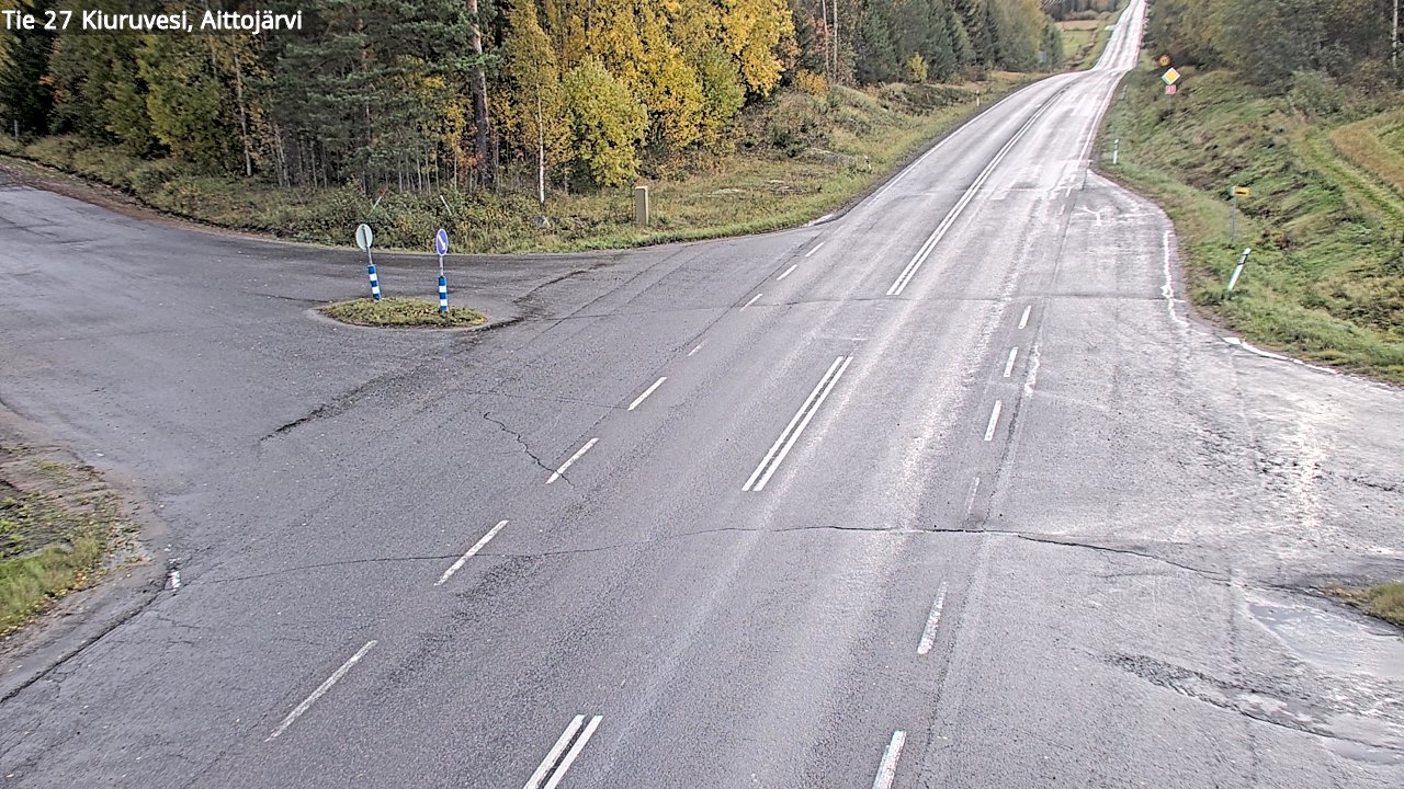 Kelikamerat Kuva Tie 27 Kiuruvesi, Aittojärvi, Kiuruvesi, Pohjois-Savo