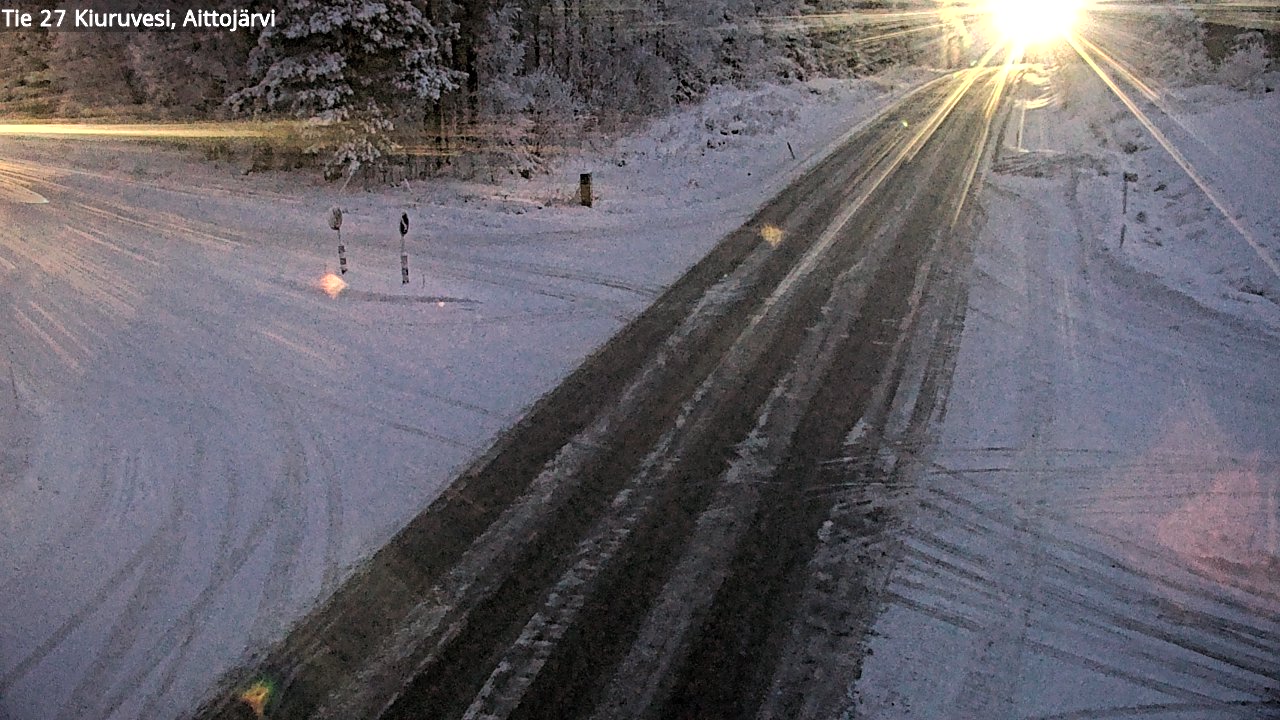 Kelikamerat Kuva Tie 27 Kiuruvesi, Aittojärvi, Kiuruvesi, Pohjois-Savo