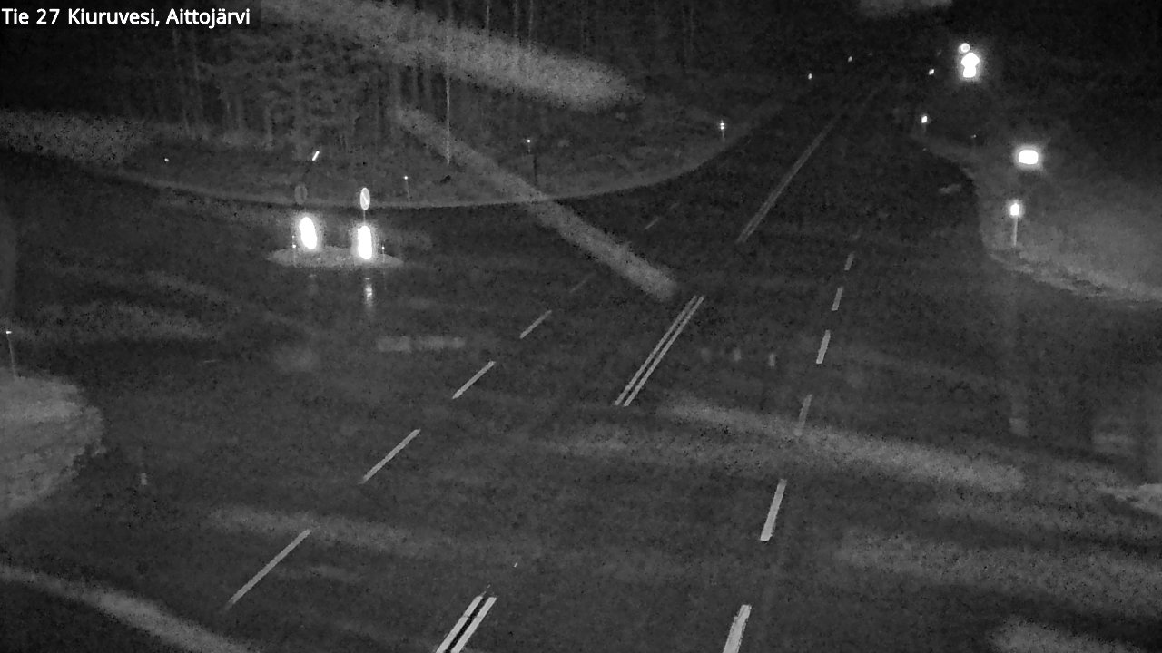 Weather Camera Image Road 27 Kiuruvesi, Aittojärvi, Kiuruvesi, Pohjois-Savo