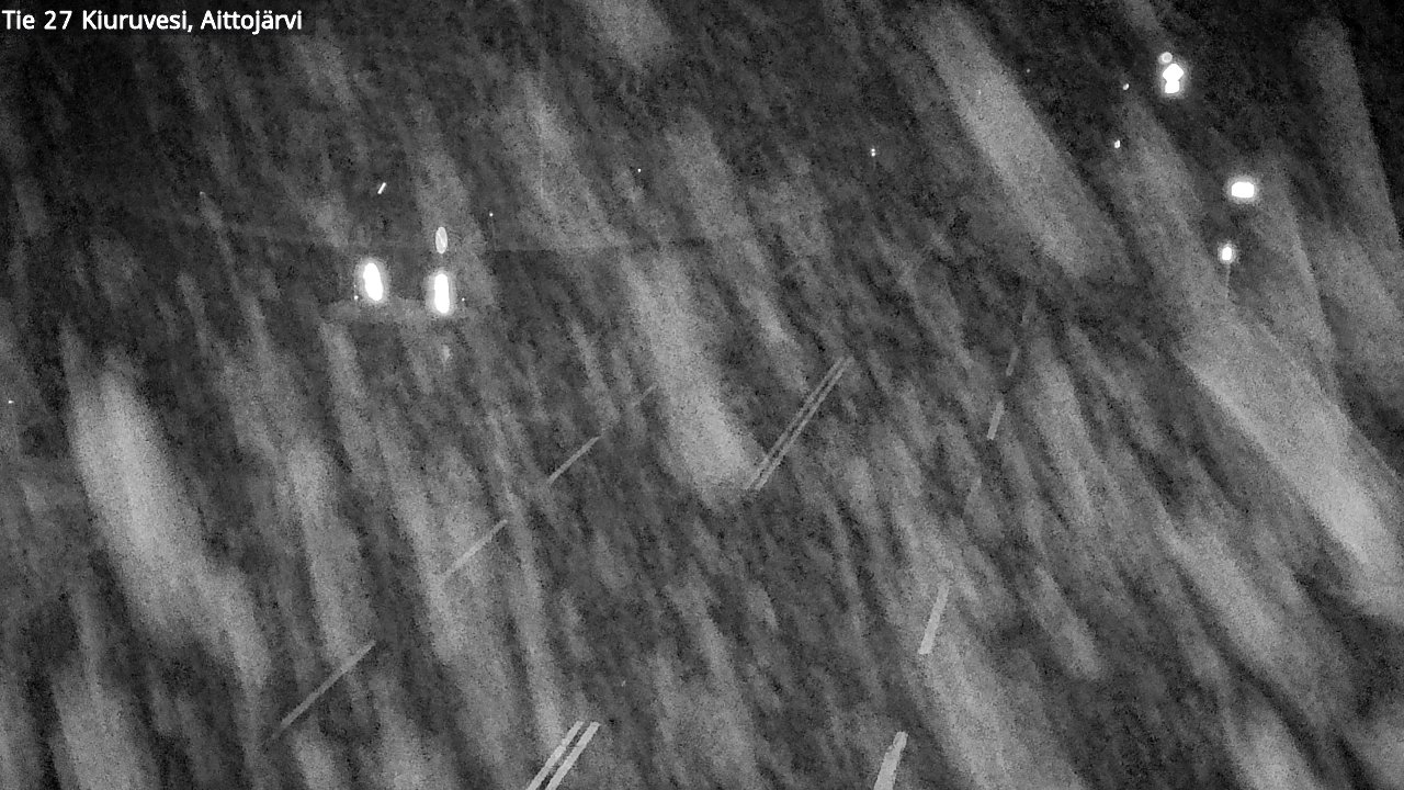 Weather Camera Image Road 27 Kiuruvesi, Aittojärvi, Kiuruvesi, Pohjois-Savo