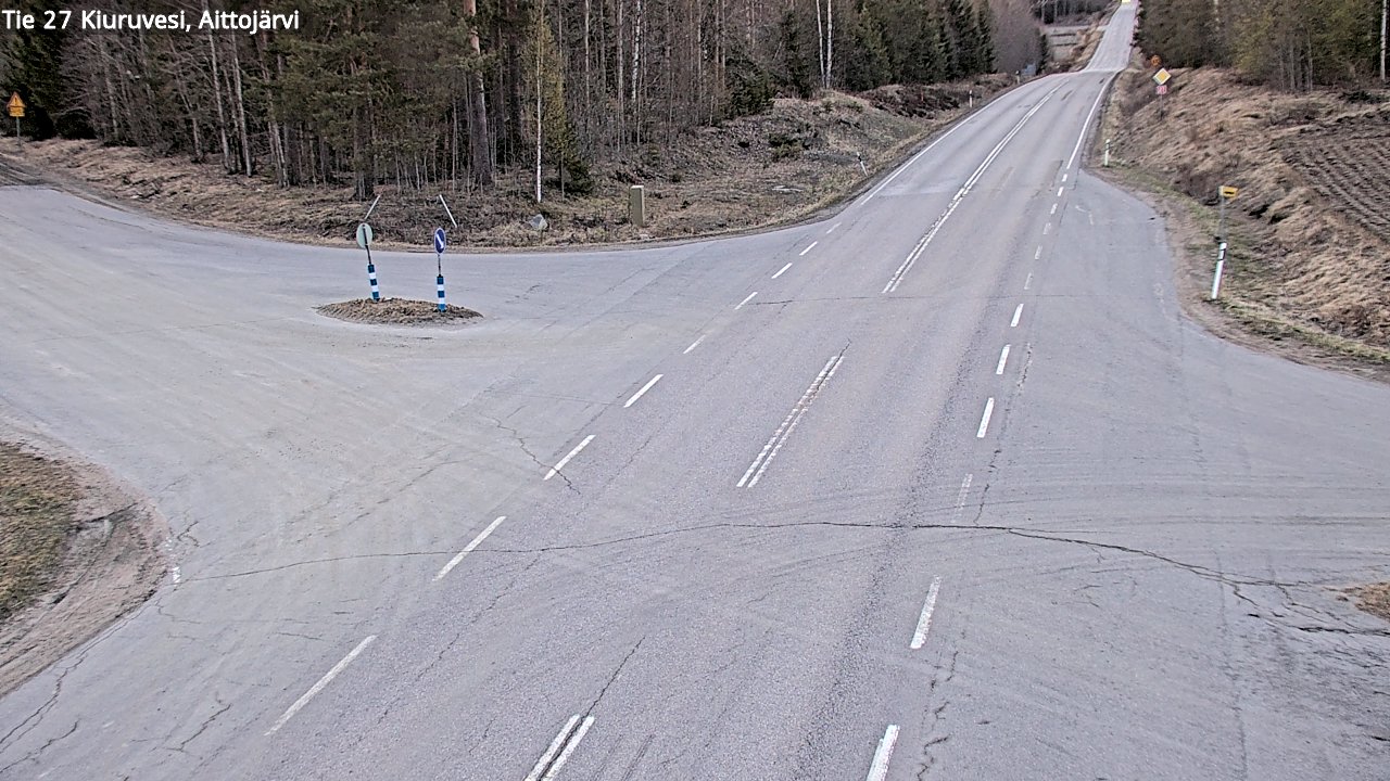 Kelikamerat Kuva Tie 27 Kiuruvesi, Aittojärvi, Kiuruvesi, Pohjois-Savo