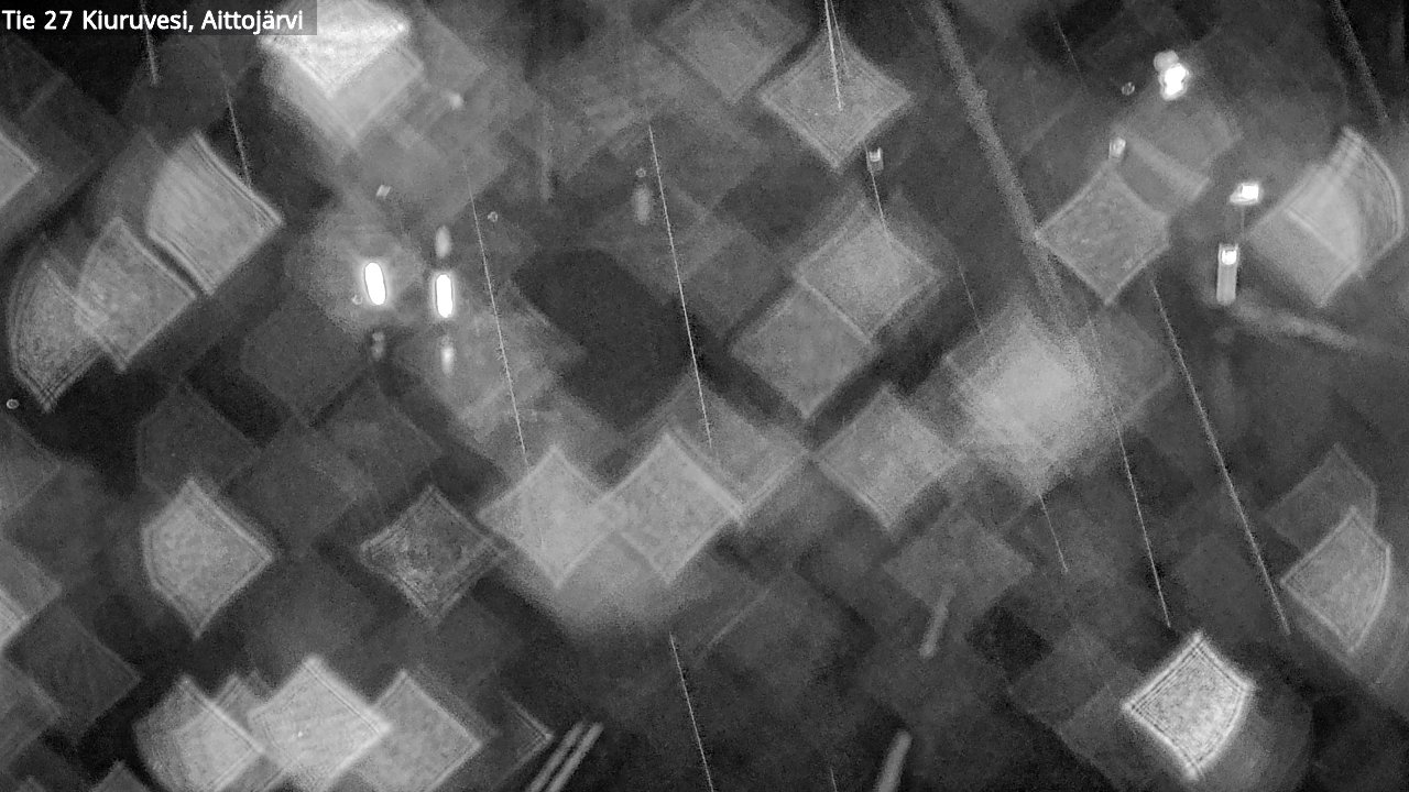 Weather Camera Image Väg 27 Kiuruvesi, Aittojärvi, Kiuruvesi, Pohjois-Savo