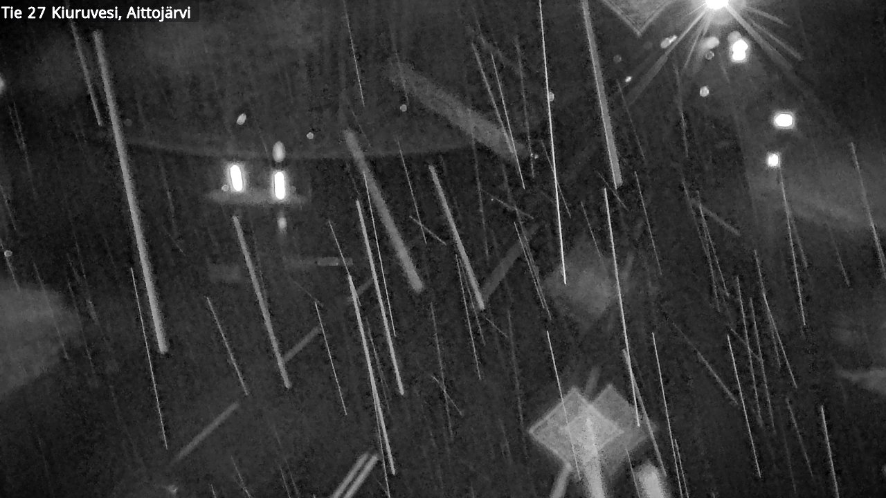 Weather Camera Image Road 27 Kiuruvesi, Aittojärvi, Kiuruvesi, Pohjois-Savo