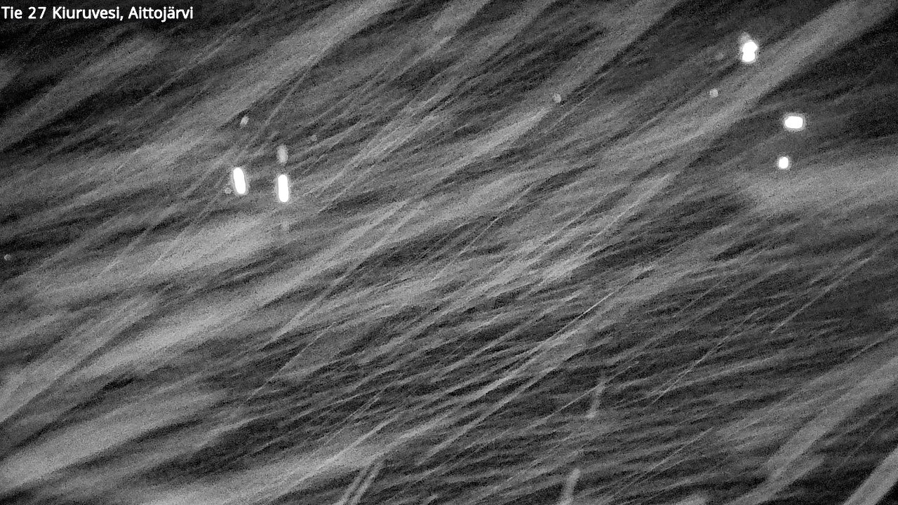 Weather Camera Image Road 27 Kiuruvesi, Aittojärvi, Kiuruvesi, Pohjois-Savo