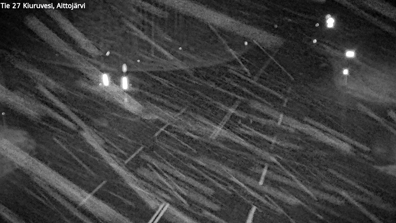 Weather Camera Image Road 27 Kiuruvesi, Aittojärvi, Kiuruvesi, Pohjois-Savo