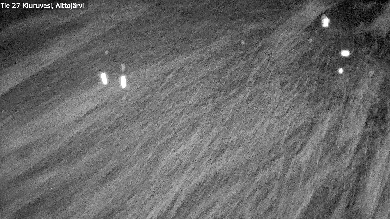 Weather Camera Image Road 27 Kiuruvesi, Aittojärvi, Kiuruvesi, Pohjois-Savo