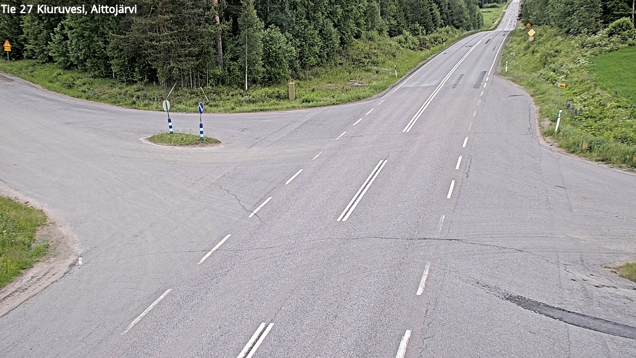 Kelikamerat Kuva Tie 27 Kiuruvesi, Aittojärvi, Kiuruvesi, Pohjois-Savo