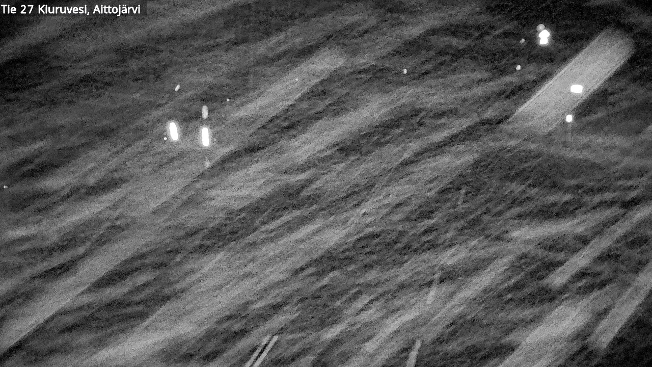 Weather Camera Image Road 27 Kiuruvesi, Aittojärvi, Kiuruvesi, Pohjois-Savo