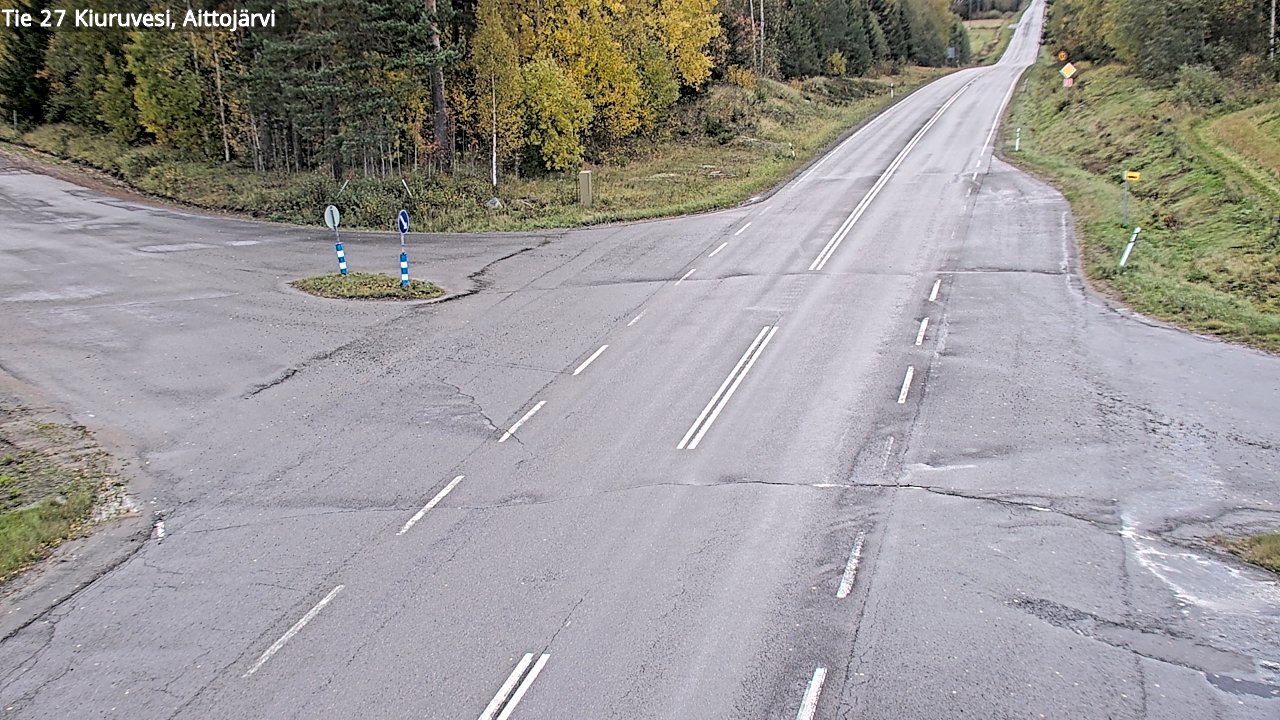Kelikamerat Kuva Tie 27 Kiuruvesi, Aittojärvi, Kiuruvesi, Pohjois-Savo