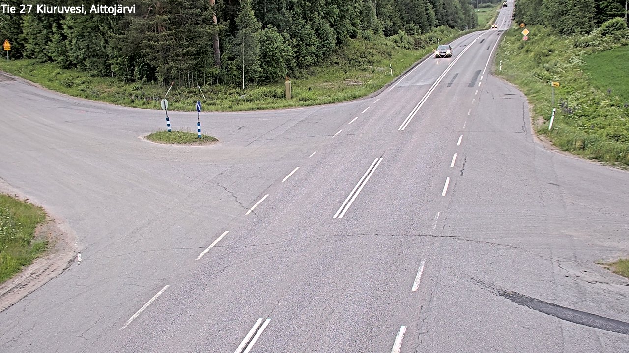 Kelikamerat Kuva Tie 27 Kiuruvesi, Aittojärvi, Kiuruvesi, Pohjois-Savo