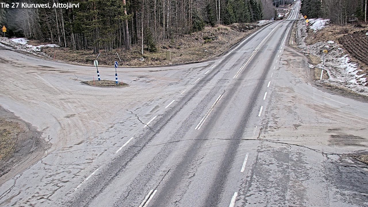 Kelikamerat Kuva Tie 27 Kiuruvesi, Aittojärvi, Kiuruvesi, Pohjois-Savo