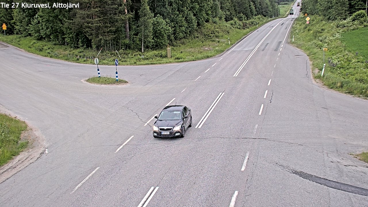 Kelikamerat Kuva Tie 27 Kiuruvesi, Aittojärvi, Kiuruvesi, Pohjois-Savo