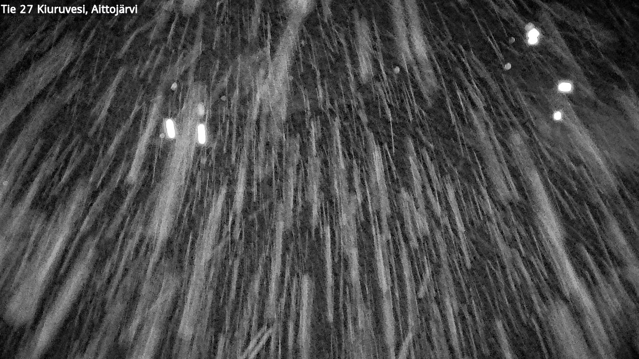 Weather Camera Image Road 27 Kiuruvesi, Aittojärvi, Kiuruvesi, Pohjois-Savo