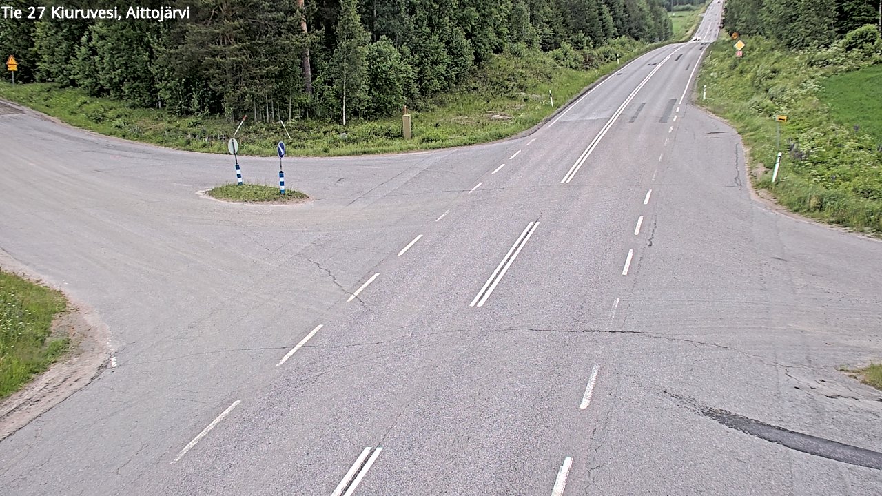 Kelikamerat Kuva Tie 27 Kiuruvesi, Aittojärvi, Kiuruvesi, Pohjois-Savo