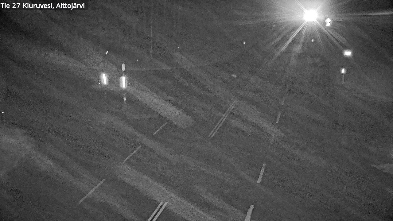 Weather Camera Image Road 27 Kiuruvesi, Aittojärvi, Kiuruvesi, Pohjois-Savo