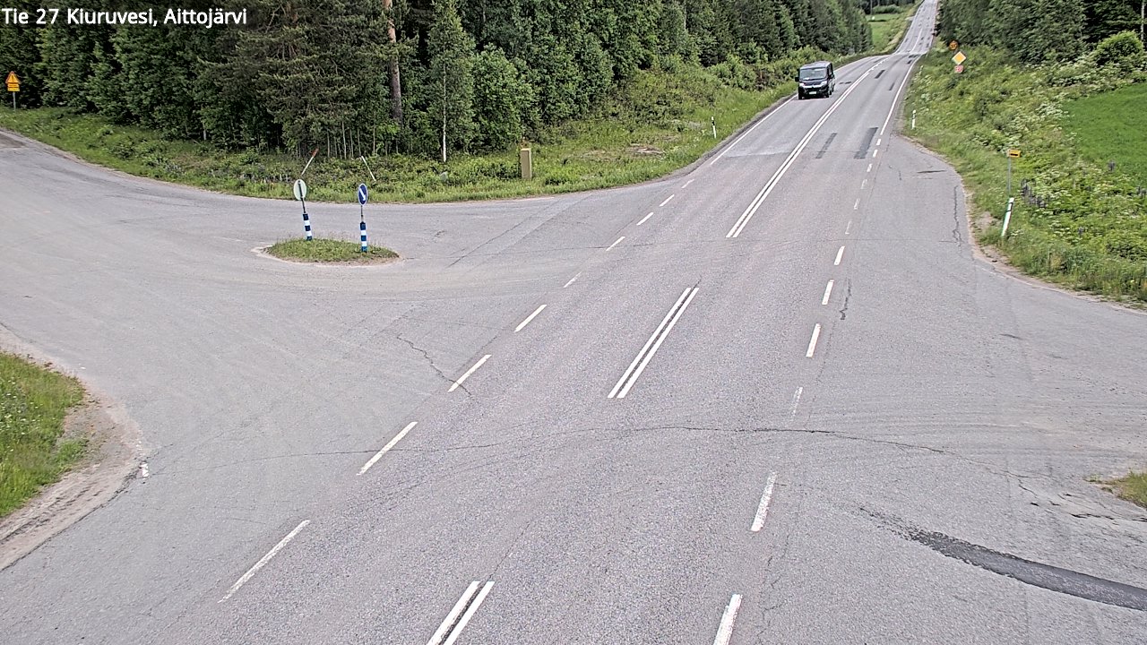 Kelikamerat Kuva Tie 27 Kiuruvesi, Aittojärvi, Kiuruvesi, Pohjois-Savo