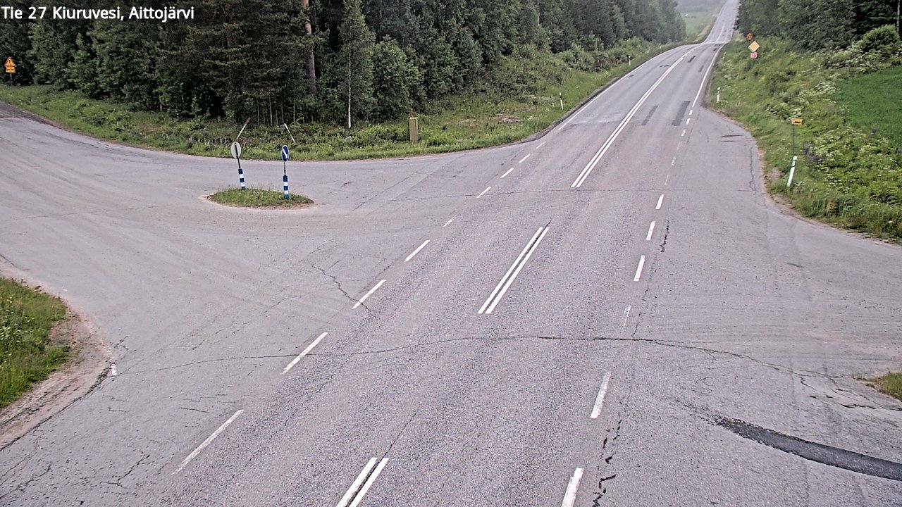 Kelikamerat Kuva Tie 27 Kiuruvesi, Aittojärvi, Kiuruvesi, Pohjois-Savo