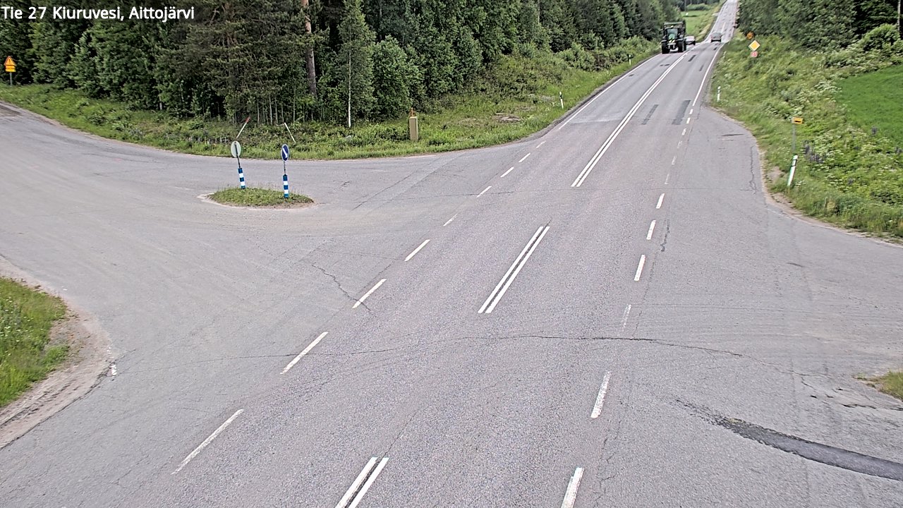 Kelikamerat Kuva Tie 27 Kiuruvesi, Aittojärvi, Kiuruvesi, Pohjois-Savo