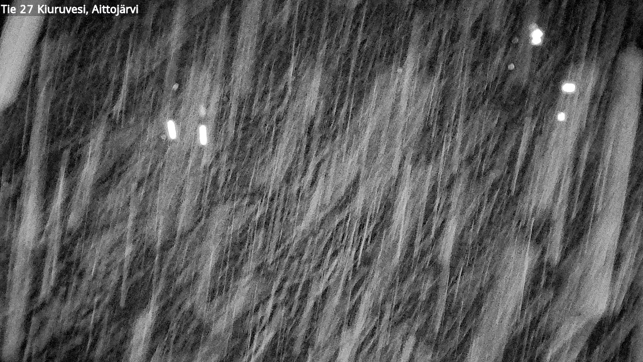 Weather Camera Image Road 27 Kiuruvesi, Aittojärvi, Kiuruvesi, Pohjois-Savo