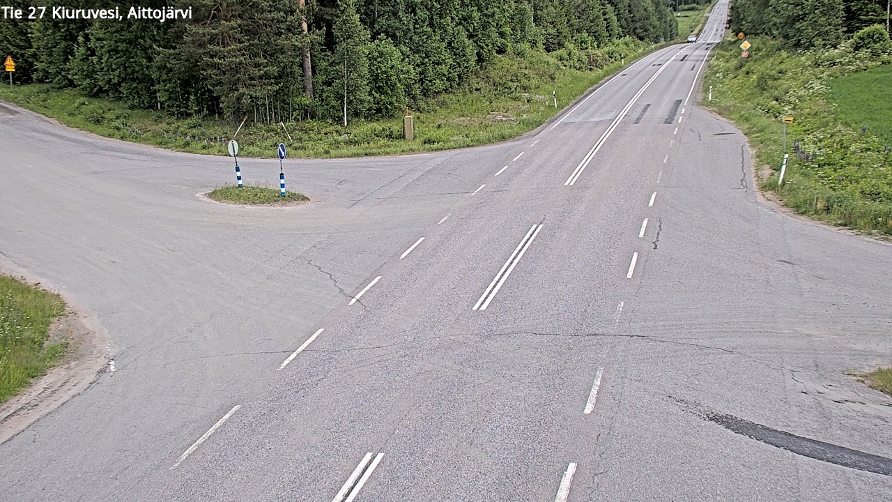 Kelikamerat Kuva Tie 27 Kiuruvesi, Aittojärvi, Kiuruvesi, Pohjois-Savo
