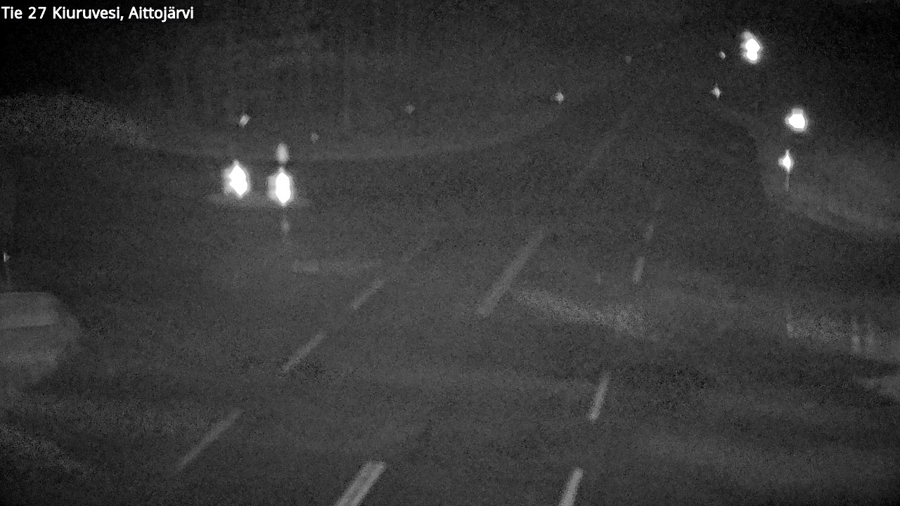 Weather Camera Image Road 27 Kiuruvesi, Aittojärvi, Kiuruvesi, Pohjois-Savo
