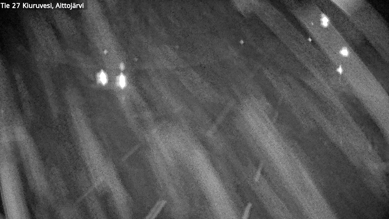 Weather Camera Image Road 27 Kiuruvesi, Aittojärvi, Kiuruvesi, Pohjois-Savo