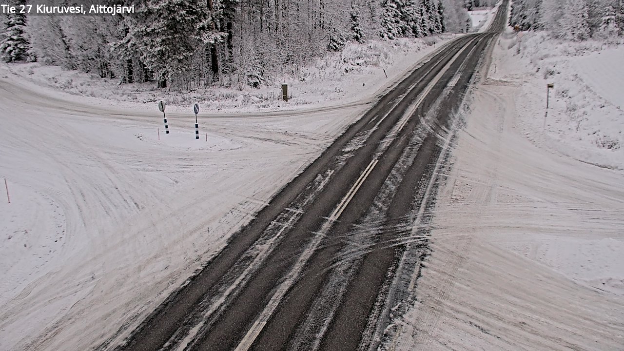 Kelikamerat Kuva Tie 27 Kiuruvesi, Aittojärvi, Kiuruvesi, Pohjois-Savo