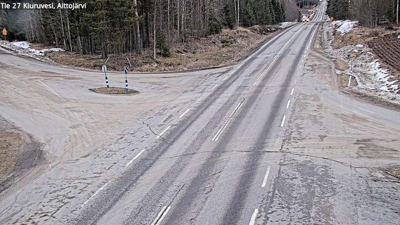 Kelikamerat Kuva Tie 27 Kiuruvesi, Aittojärvi, Kiuruvesi, Pohjois-Savo