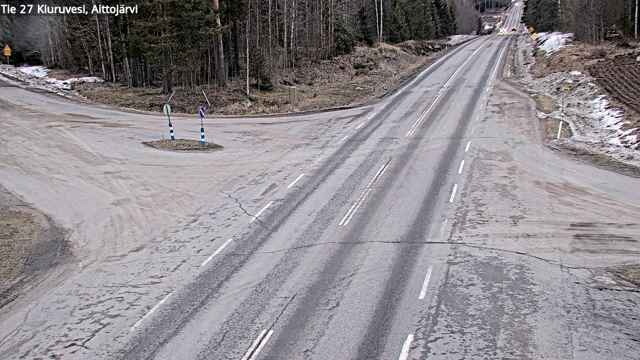 Kelikamerat Kuva Tie 27 Kiuruvesi, Aittojärvi, Kiuruvesi, Pohjois-Savo