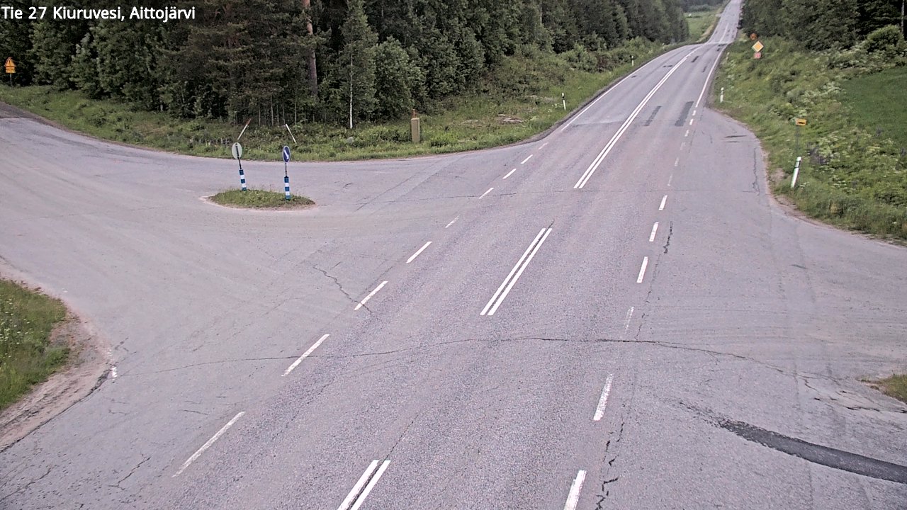 Kelikamerat Kuva Tie 27 Kiuruvesi, Aittojärvi, Kiuruvesi, Pohjois-Savo