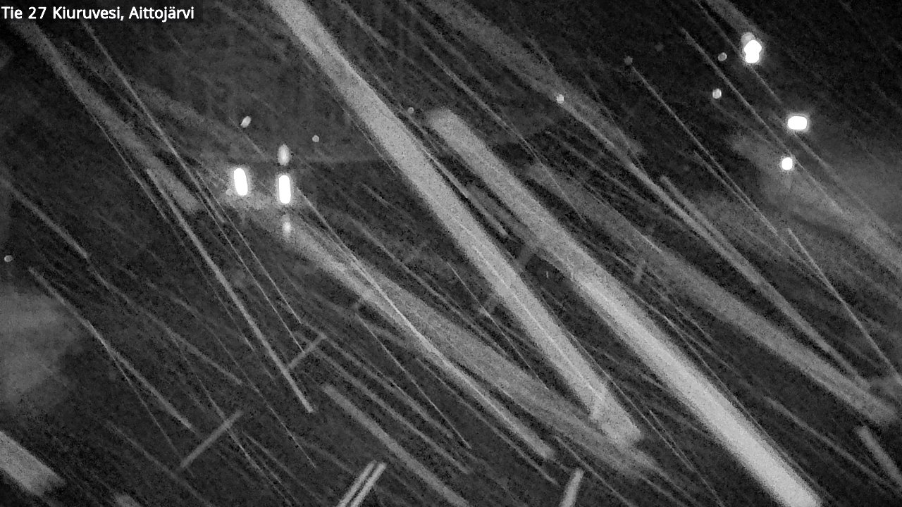 Weather Camera Image Road 27 Kiuruvesi, Aittojärvi, Kiuruvesi, Pohjois-Savo