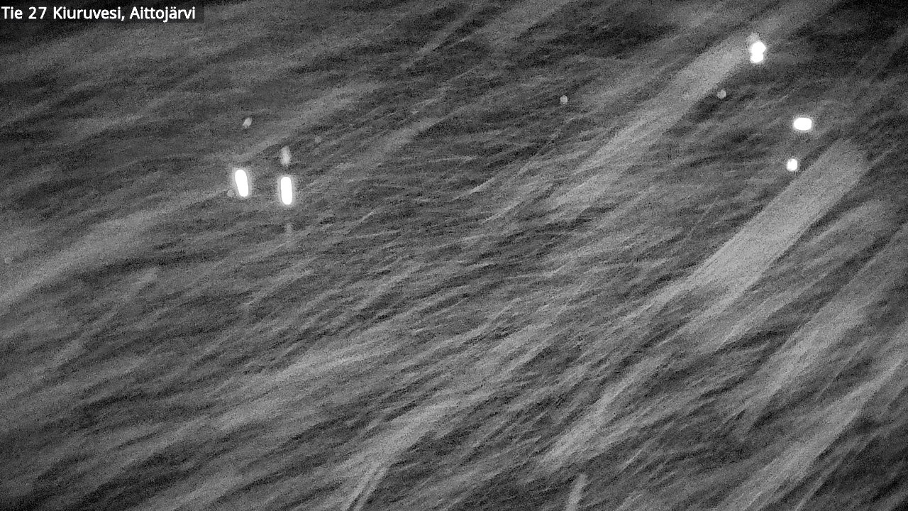 Weather Camera Image Road 27 Kiuruvesi, Aittojärvi, Kiuruvesi, Pohjois-Savo
