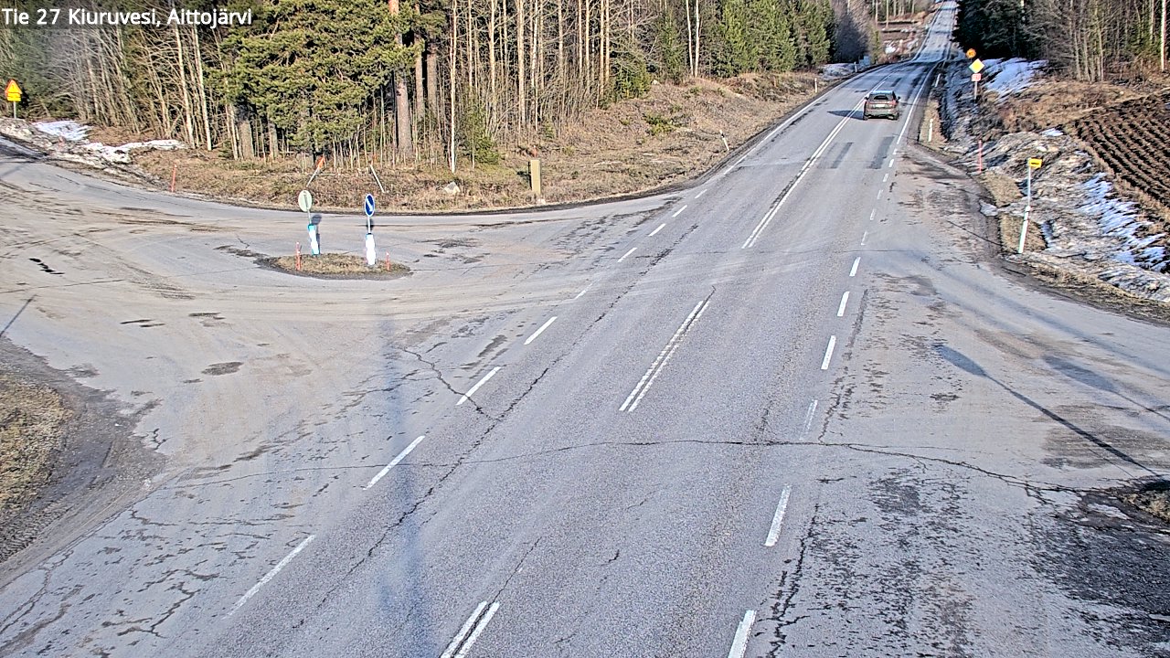 Kelikamerat Kuva Tie 27 Kiuruvesi, Aittojärvi, Kiuruvesi, Pohjois-Savo