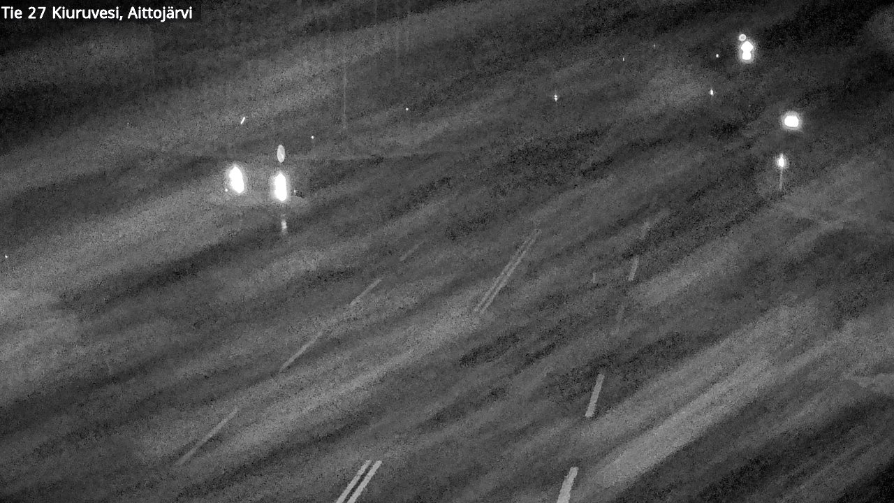 Weather Camera Image Road 27 Kiuruvesi, Aittojärvi, Kiuruvesi, Pohjois-Savo