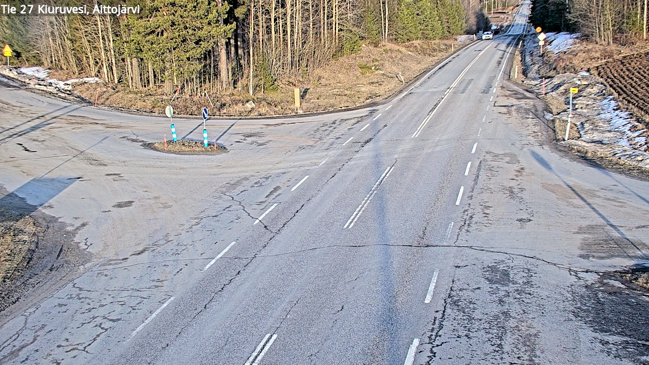 Kelikamerat Kuva Tie 27 Kiuruvesi, Aittojärvi, Kiuruvesi, Pohjois-Savo