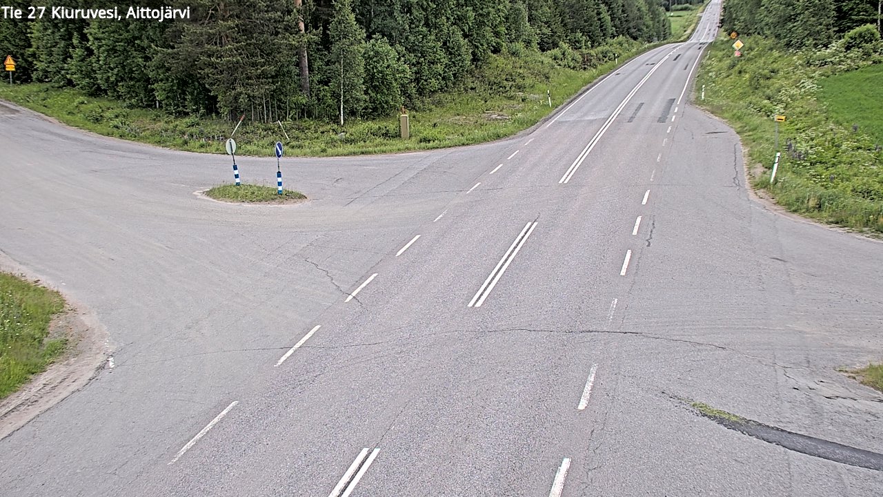 Kelikamerat Kuva Tie 27 Kiuruvesi, Aittojärvi, Kiuruvesi, Pohjois-Savo