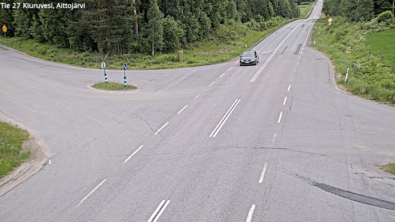 Kelikamerat Kuva Tie 27 Kiuruvesi, Aittojärvi, Kiuruvesi, Pohjois-Savo