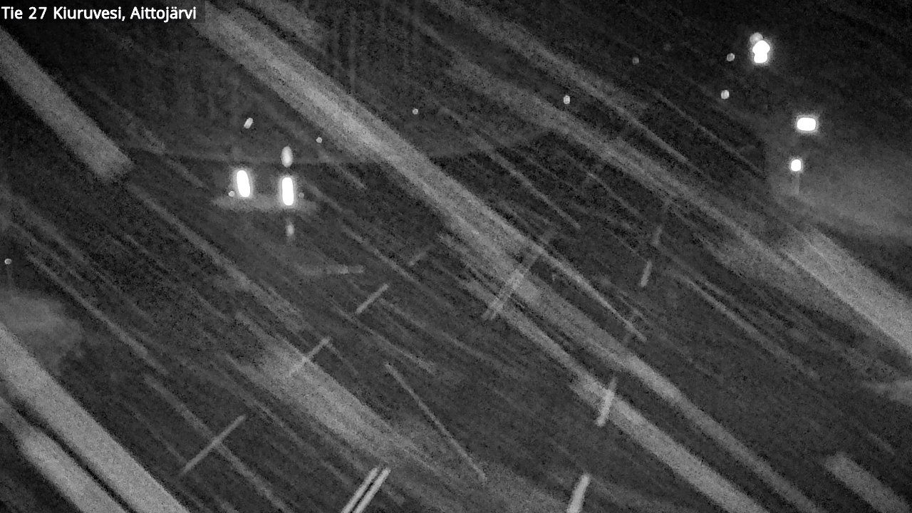 Weather Camera Image Road 27 Kiuruvesi, Aittojärvi, Kiuruvesi, Pohjois-Savo