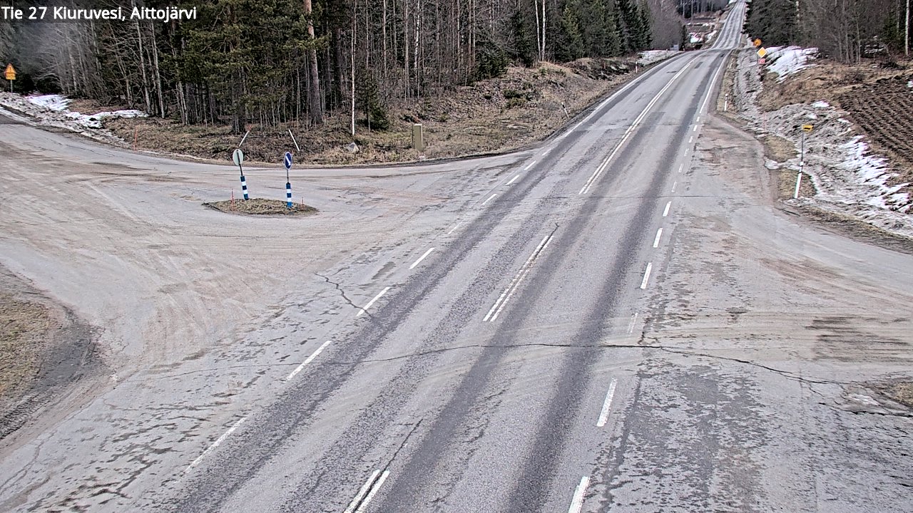 Kelikamerat Kuva Tie 27 Kiuruvesi, Aittojärvi, Kiuruvesi, Pohjois-Savo