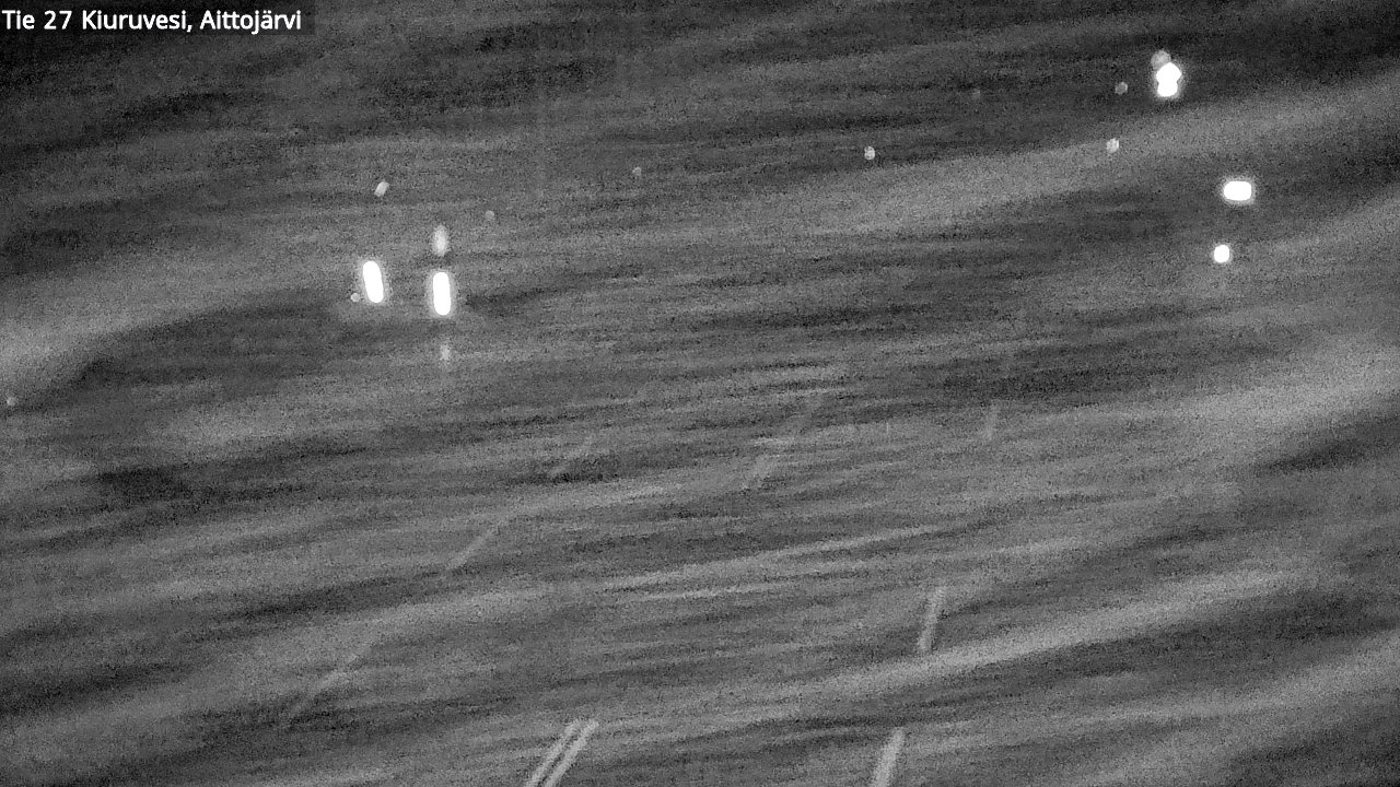 Weather Camera Image Road 27 Kiuruvesi, Aittojärvi, Kiuruvesi, Pohjois-Savo