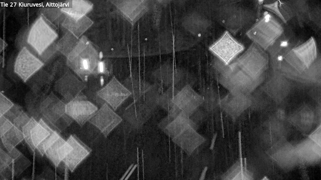 Weather Camera Image Väg 27 Kiuruvesi, Aittojärvi, Kiuruvesi, Pohjois-Savo