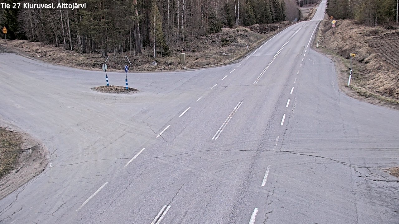 Kelikamerat Kuva Tie 27 Kiuruvesi, Aittojärvi, Kiuruvesi, Pohjois-Savo