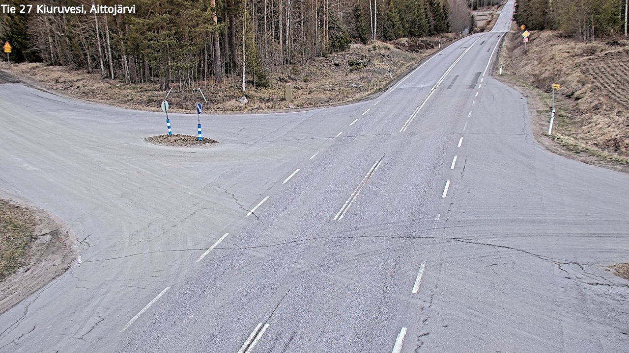 Kelikamerat Kuva Tie 27 Kiuruvesi, Aittojärvi, Kiuruvesi, Pohjois-Savo